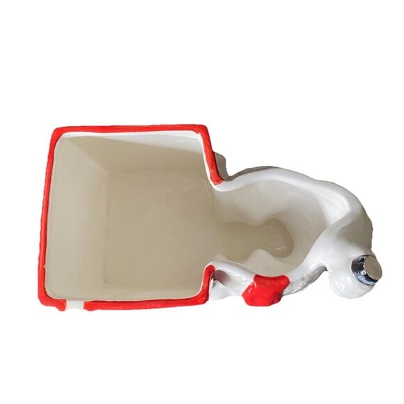 Vintage Coca Cola Polar Bear At Coke Machine Cookie Jar 417401 - Picture 7 of 15